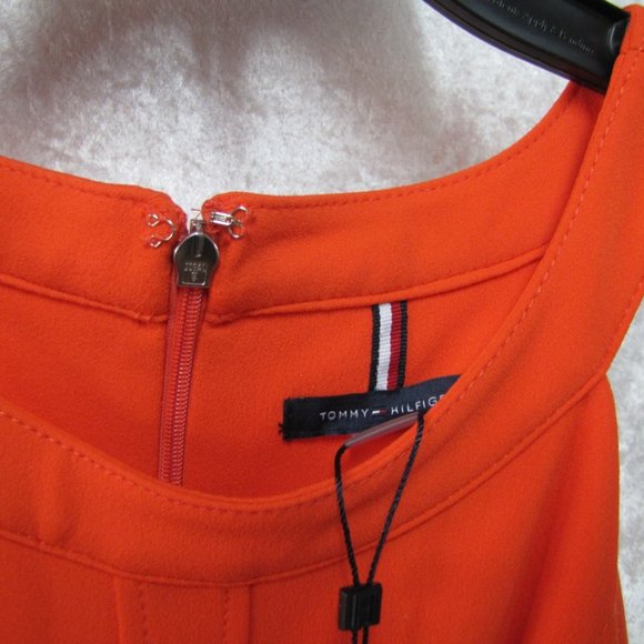 Tommy Hilfiger Women's Belted Flare Dress size 10 NEW - Picture 10 of 11